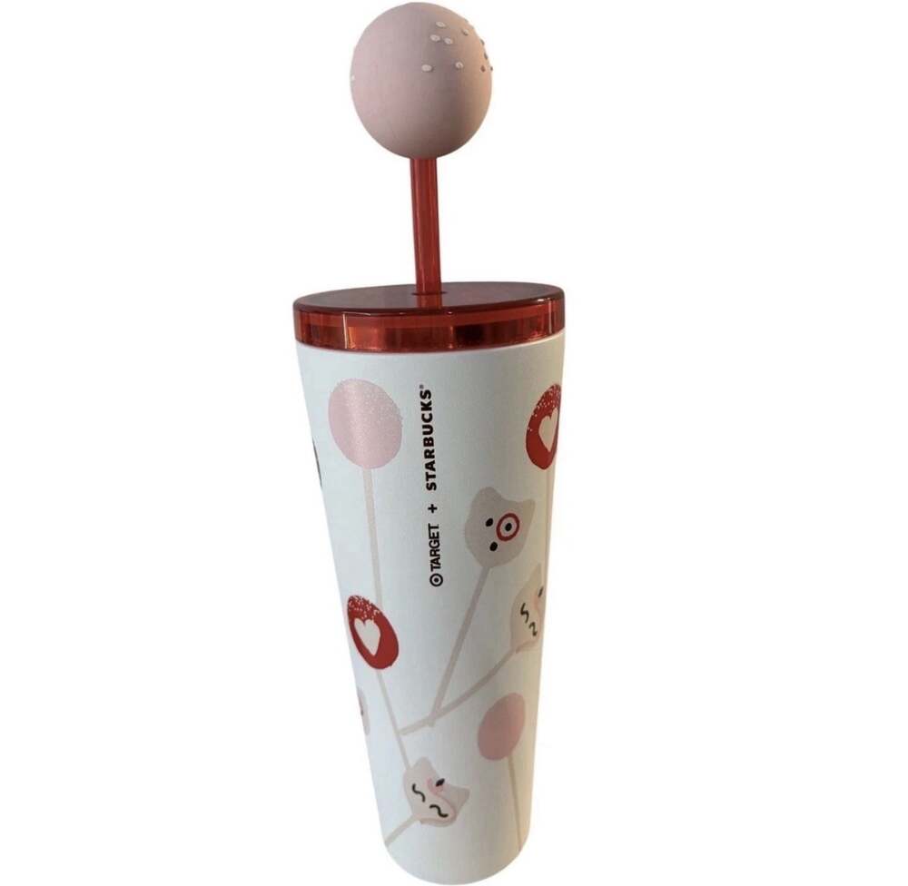 Starbucks X Target Cake Pop Straw Cup NEW IN HAND HTF Limited Edition 💖✨